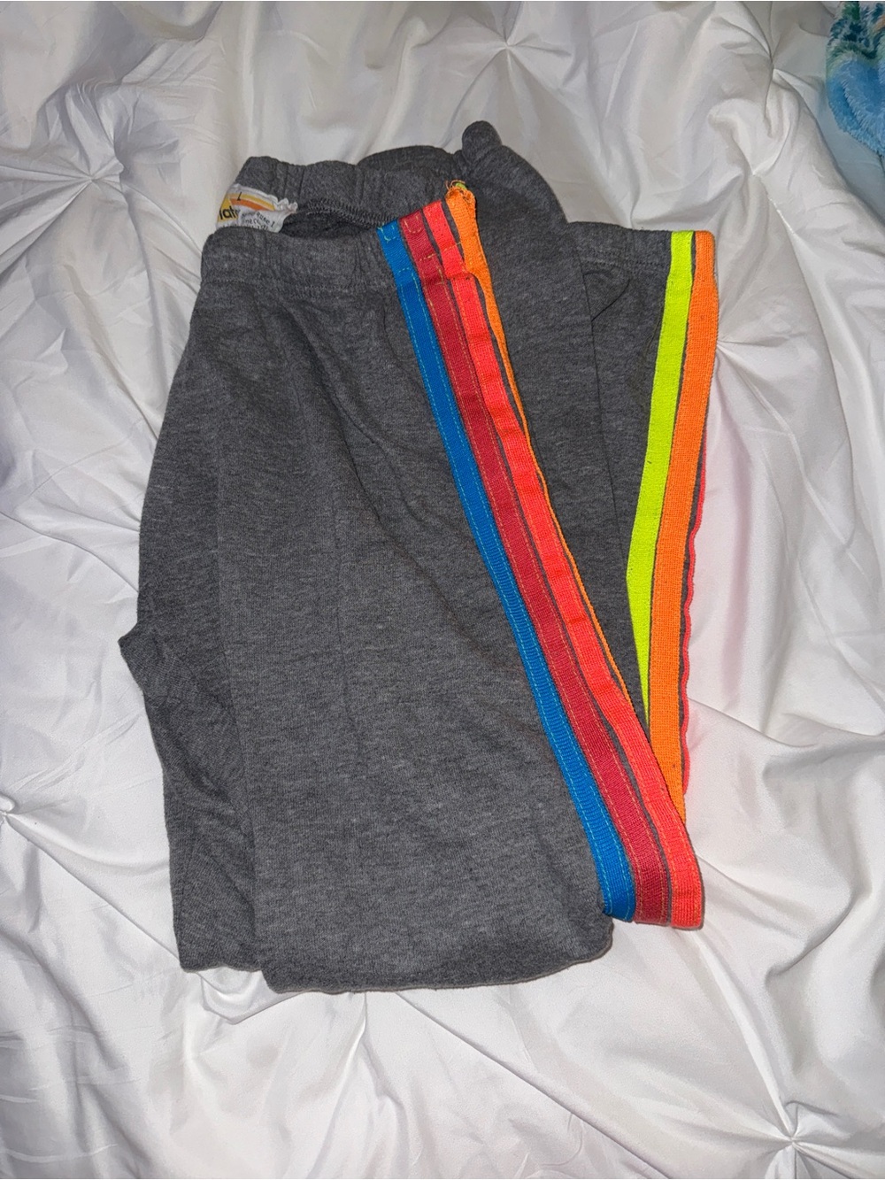 Aviator Nation 5 Stripe Sweatpants - Heather Grey